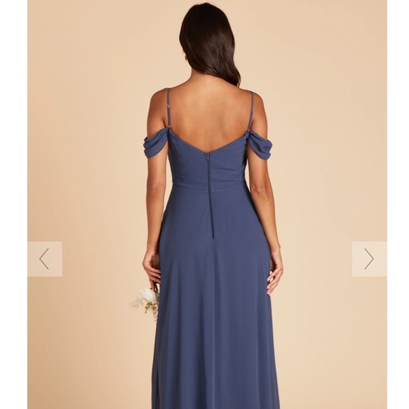 Slate blue bridesmaid dress - Picture 2 of 4